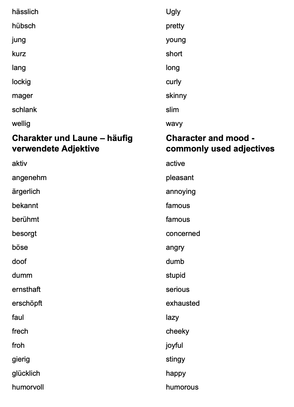 German_Vocabulary